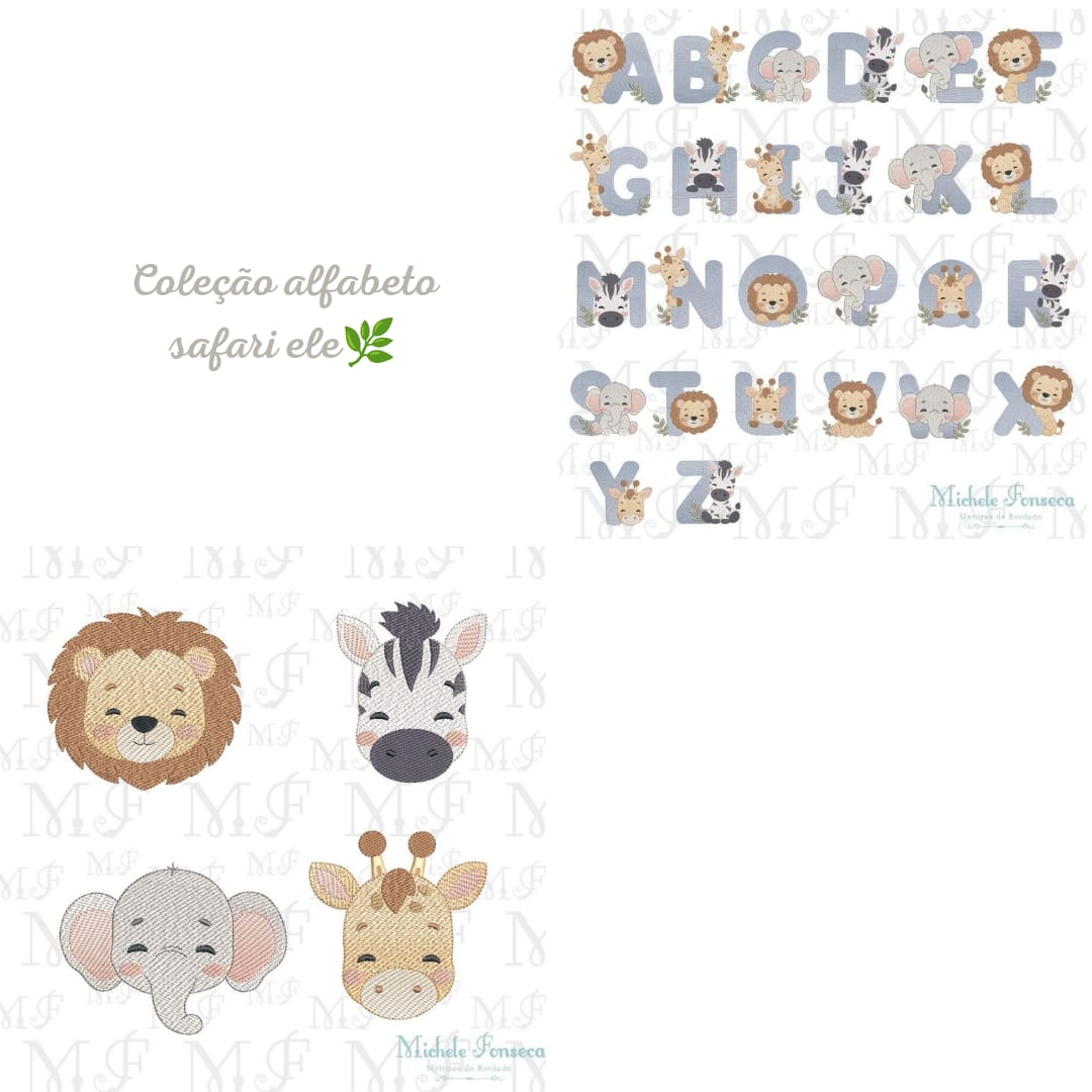 alfabeto safari ele